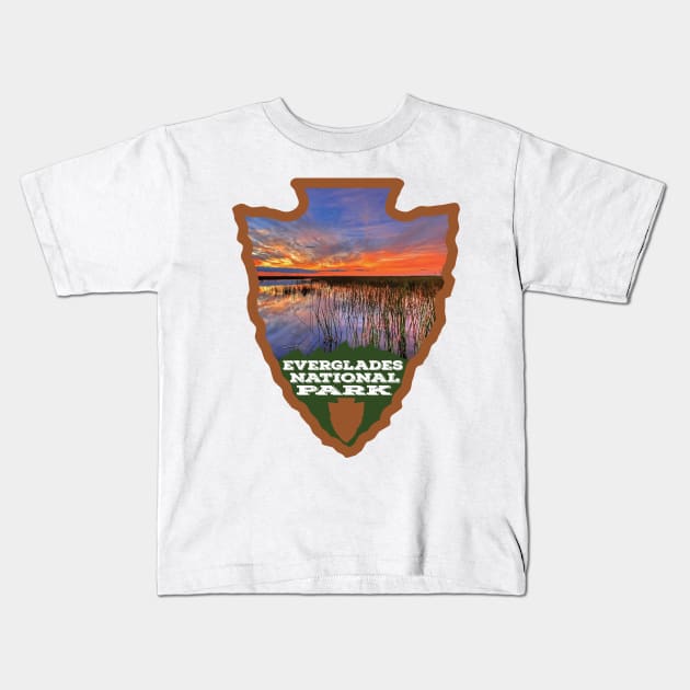 Everglades National Park arrowhead Kids T-Shirt by nylebuss